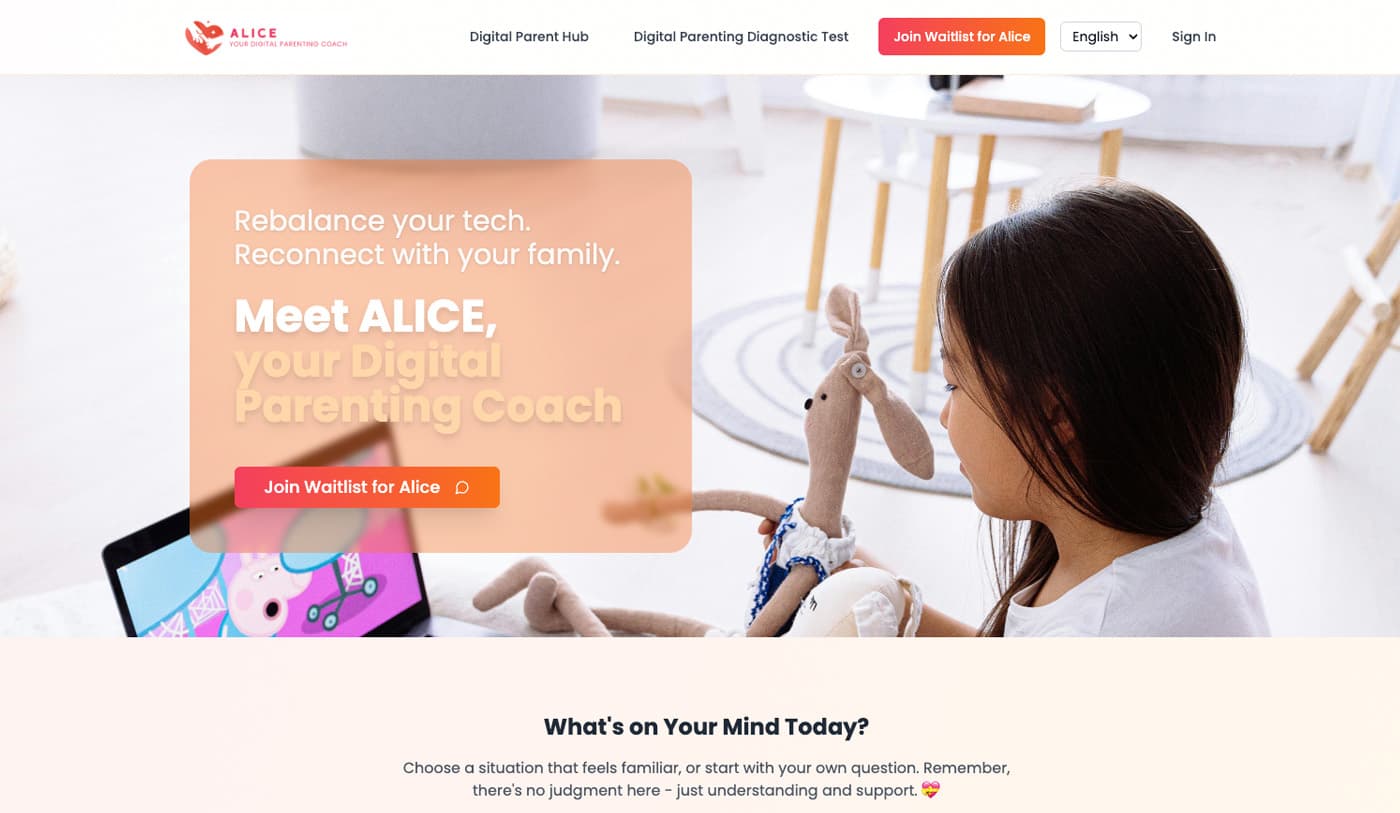 Alice Digital Parenting Coach
